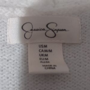 Long sleeve long cardigan.